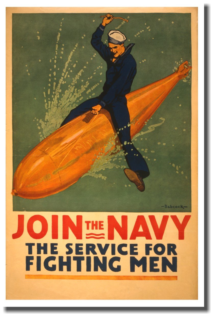 Amazon.com: Join the Navy, The Service for Fighting Men, WWI